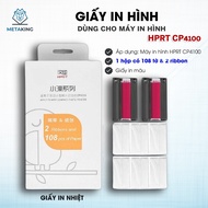 Photo Paper + Ribbon for HPRT CP4100 Photo Printer – Clear, Long-lasting Photo Printing