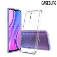 紅米9 Redmi 9 CASEBURG Clear Hybrid 雙物料 TPU軟邊保護套 亞加力透明硬底 手機殼Case 5577A