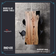 MEJA MAKAN KAYU BALAK DINING TABLE WOOD SLAB