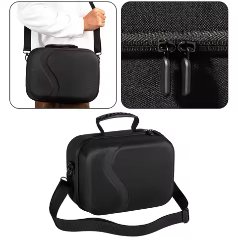 Premium Hard Shell Carrying Case for Meta Quest 3 and BOBOVR M3 PRO Elite Strap for Travel and Stora