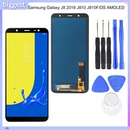 BGT_AMOLED LCD Display Touch Screen Digitizer Replacement Tool Kit for Samsung J8/DS