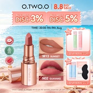O.TWO.O Waterproof Lipstick Matte Lipstik 24H Tahan Air Kalis Air 11 Warna