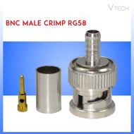 RG58 BNC Crimp Type Coaxial Connector Adaptor-Ready Stock