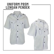 BAJU Uniform PBSM Sekolah Putih PBSM KoKorikulum