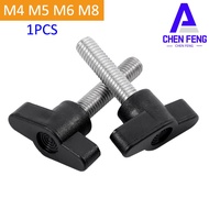 Plastic Knurled Thumb Screws Z-shaped Hand Grip Knob Bolts M4 M5 M6 M8