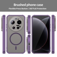 Magsafe Magnetic Acrylic Matte Case For Xiaomi 17 Pro Max Xiaomi 17 Ultra Redmi Turbo 5 Max Poco X8 