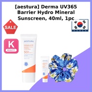 [aestura] Derma UV365 Barrier Hydro Mineral Sunscreen, 40ml, 1pc / Korean Sunscreen / Mineral Protec
