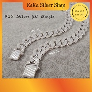 New Design Original 925 Silver 340/380 JL Bracelet Bangle For Men | Gelang Tangan Bangle Lelaki Perak 925 | Ready Stock