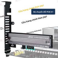JEYI M.2 NVME Adapter PCIe 4.0 3.0 Với Tản Nhiệt Nhôm 64Gbps Gen4 Thẻ Mở Rộng PCIE Cho Máy Tính Để B