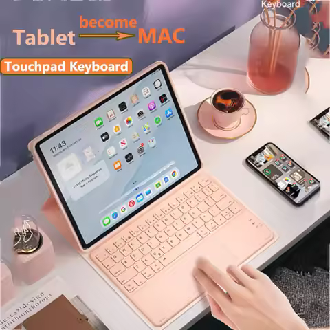 Touchpad Keyboard with Case for Lenovo Xiaoxin Pad Pro GT 2025 11.1" TB710FU Pad Pro GT 11.1 Candy C