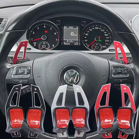 DSG Steering Wheel Paddle Extension Shift Cover For VW Golf 5 6 MK6 GTI R Jetta MK5 Passat B6 B7 CC