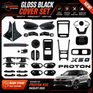 Proton X50 Facelift 2025+ All New X50 Gloss Black Interior Exterior Cover Garnish Trim Cover