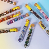 VWGX Reagent Tube Starry Sky Multi-Sided Dice Running Group Table Game Props Entertainment Creative 
