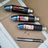 Exhaust NLK 51mm Silencer only Exhaust only Red LEO RL Kou mahachai