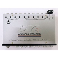 American Research AR-4050 4CHANNEL PARAMETRIC EQUALIZER PREAMP | Kereta Pre Amp | Equalizer |