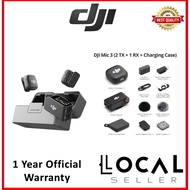 DJI Mic 3 (2TX+ 1RX) (1TX +1RX )- Wireless Mic | 28-Hour Battery Life | Up To 4TX + 8RX Collaboratio