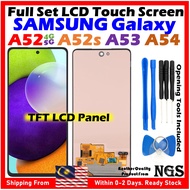 (AMOLED+Frame) NGS Brand Full Set LCD Touch Screen Compatible For SAMSUNG Galaxy A52 4G A525F / A52