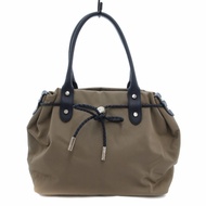 agnes b. Tote Bag Navy Brown Nylon Direct from Japan Secondhand