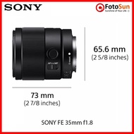 Sony lens FE 35MM F1.8 LENS