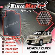𝗡𝗶𝗻𝗷𝗮𝗠𝗮𝘁 Toyota Avanza 2003-2007 Car Floor Mat and Carpet