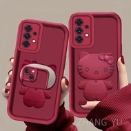 Casing Samsung A13 A23 A33 A53 4G 5G New TPU Phone Case Suitable for Cute Cat Stand Phone Case with 