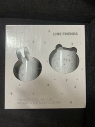 Thermos x line friends 350ml 保溫瓶＋52Oml 燜燒罐套裝