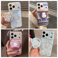 Autumn Winter Snowflake Miffy Rabbit Magnetic Bracket Samsung S26 S25 S24 S23 Ultra S22+S21 FE A31 A