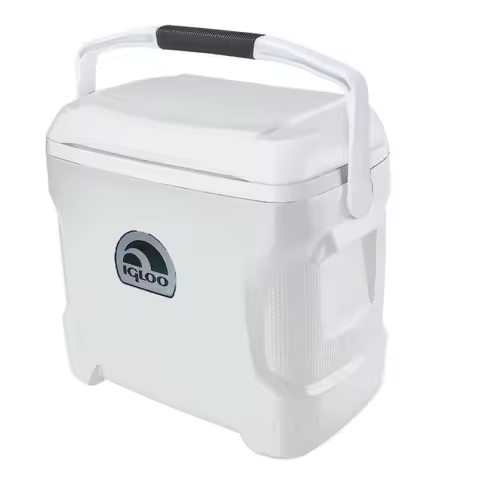 Marine Ultra Coolers for Boating and Outdoor Use, White, 30 Qt Heavy-Duty Insulated Portable Cooler 