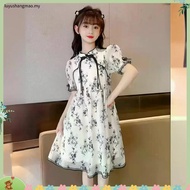 汉服 cheongsam muslimah kids baju cheongsam budak perempuan Girls Dress New Chinese Style Children Han