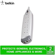 1 x Belkin F9H402sa2M-MY 4 Way Surge With Ariel Protection - 2 Meter