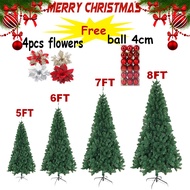 Christmas tree 3ft 4ft 5ft 6ft 7ft 8ft makapal setchristmas decorations for home set christmas lightssolar power outdoor xmas tree christmas wreath