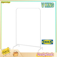 Abdulah Happy Day_Official🏠IKEA MULIG RACK CLOTHES WHITE 99X152 CM HANGER HANG RAK BAJU IKEA