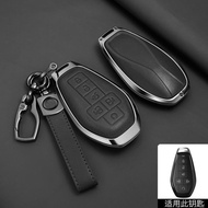 Car Key For Denza D9 N9 Z9 GT N7 N8 D9DMI/EV Metal Protective Cover Car Housing Ring Holder Fob Acce