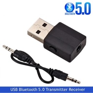 USB Bluetooth Transmitter Receiver 5.0 Audio 3.5mm AUX Stereo Wireless Music Adapter For Car Radio TV Bluetooth Earphone