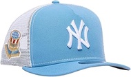 New Era NY New York Yankees 9FIFTY A-Frame Cooperstown Gold 1956 World Series Trucker Cap, Adjustabl