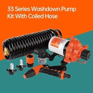 SEAFLO 33 Series Washdown Pump Kit With Coiled Hose 70PSI 12V/24V Marine Boat Accessories Showers fo