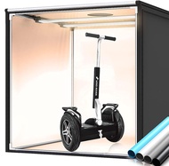Photo Box, Travor Bi-Color Photo Studio Box, 39"/100cm Dimmable Photo Booth Shooting Tent Tabletop P