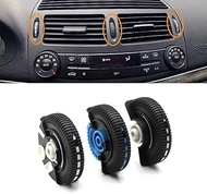 3PCS Dash Air Vent Base Roller Wheels, Front Center Air Conditioning AC Grille Control Rolling Wheel