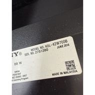 sony kdl42w700b kdl-42w700b