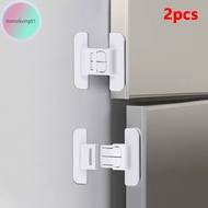 homeliving 2pcs Kids Security Protection Refrigerator Lock Home Furniture Cabinet Door Safety Locks Anti-Open Water Dispenser Locker Buckle sg