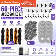 Replacement Accessories for Dreame X50 Ultra Master L50 Pro L40S Main Brush Filter Mop Pad Kit Clean