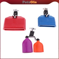 [PETSOLA] Durable  High Pitched Plastic Cowbell Drum Percussion for Drum Players