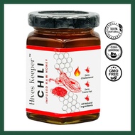 (250g) Chili-Infused Honey - 100% Raw Honey, Hives Keeper Honey