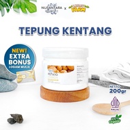 Nusantara Organic Flour Organic Non-Mixed Potato Starch Gluten Free for Cakes 200g Lavare Farm