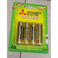 4PCS MITSUBISHI ALKALINE BATTERIES / BATTERI MITSUBISHI ALKALINE 4PCS