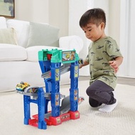 Vtech　聲光城市嘟嘟車-4合1賽車場軌道組