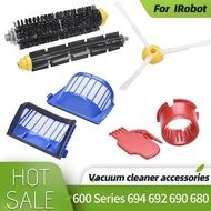 Suitable for iRobot Roomba 675 650 690 600 Series Model Accessories Main Brush, Side Brush, High-Efficiency Filter