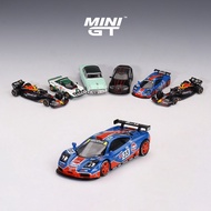 MINI GT 1: 64 McLaren McLaren F1 GTR Gulf Gulf No. 33 Alloy Car Model