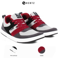 Sepatu Sneakers Pria H 3787 Brand Hertz Sepatu Kets Cowok Kekinian Harga Murah Berkualitas - Abu