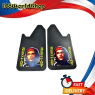 แผ่นยางบังโคลน  บังโคลน  ยางบังโคลน  กระบะ ลาย  SAFETY FIRST V.4   1 ชุด 2 ชิ้น ใส่ได้ทั้งด้านหน้าแล